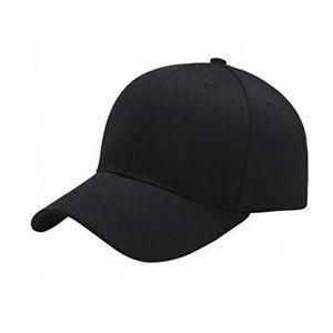 Casquette de Baseball Unisexe - Style Ajustable Minimaliste - NOIR