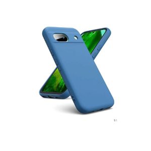 Coque en silicone pour google pixel 8A avec antichoc bleu
