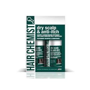 Shampoing et après-shampoing à la menthe poivrée Hair Chemist pour cuir chevelu sec et apaisant (1 litre) et après-shampoing (1 litre)