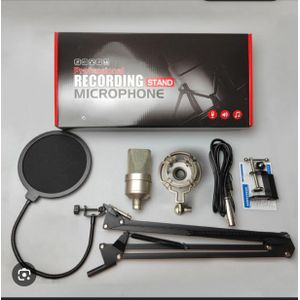 Kit de microphone à condensateur avec un pied de micro idéal pour les podcasts...
