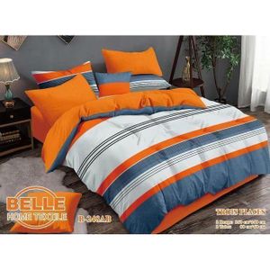 QUALITE SUPERIEUR Lot De 2 Draps + 2 Taies – Design Élégant et Confort Assuré Pour DEUX Places TE