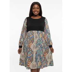 Robe Midi Femme à Manches Longues – Polyvalente, Décontractée ou de Soirée – ZK10008