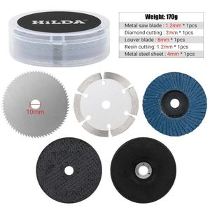 5pcs lames de scie circulaire en métal, disques de coupe, accessoires pour meuleuse électrique