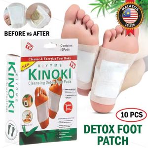 No Detox Foot Pads 10PCS Patch de nettoyage des pieds à base de plantes