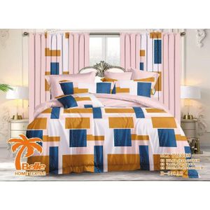 Belle Lot Complet : 2 Draps + 2 Taies + 2 Rideaux – Design Élégant et Confort Assuré