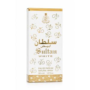 Sultan Eau De Parfum Mixte 30 ML – Parfum Luxe Blanc & Or Longue Tenue