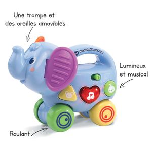 V-Tech Mon éléphant Pousse Pousse