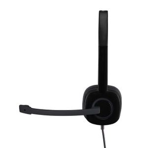 LOGITECH Casque audio filaire supra-auriculaire Logitech H151 avec micro (noir