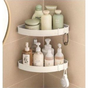 Agréable étagères D'angle De Salle De Bain