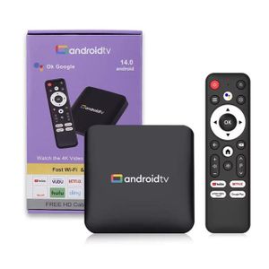 Gn Boîtier Android TV Box S, 8 Go RAM + 128 Go, Android 14.0