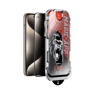 ANTICHOC FUMÉ PRIVACY MAGIC-APP AVEC KIT D'INSTALLATION COMPATIBLE IPHONE 18 PRO MAX