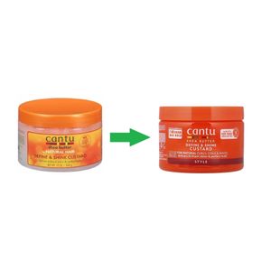 Cantu Shea Butter Gel Activateur De Boucle Define & Shine Custard - Définition Et Brillance Sans Sulfate Karité