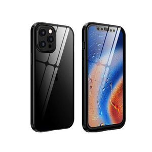 Coque Magnétique Vitre Compatible IPhone 12 Pro Max- Noir