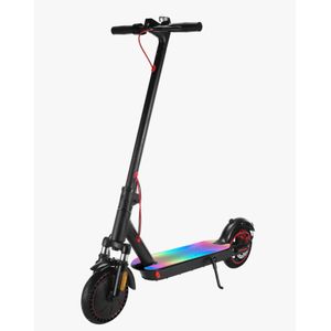 Trottinette électrique portable ZUZR ES F35, autonomie de 25 km, jusqu'à 25 km/h avec pneus en caoutchouc solide de 8,5 pouces, trottinette pliable