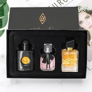 3Pcs Parfums Femme Classique Durable Parfum Set dames Parfums Déodorants Cadeau