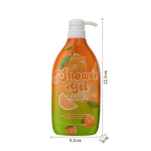 KORMESIC Gel douche apaisant et rafraîchissant à l'orange – 800 ml