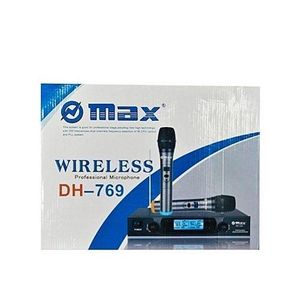 Bon Microphone sans fil professionnel Max – DH-769 – Gris/Noir