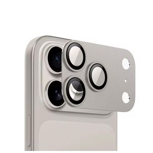 Anti choc caméra iPhone 17 Pro max Argenté avec un Antichoc 