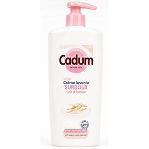 Gel Douche : Crème Lavante Surdoux CADUM Au Lait D'avoine Peaux Sèches 750ml Importé De France 