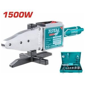 TOTAL Machine À Souder Les Tuyaux PPR / Polyfusuel 800W / 1500W (TT328151) - Matrices Ø20 à 63mm & Thermostat 0-300°C