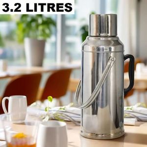 Thermos Isotherme - Thermos 3.2 Litre - Thermos A Cafe Inox - Argent