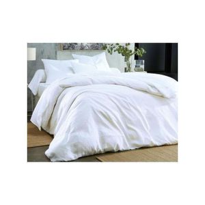 Ensemble Couette Blanc 3 Place 1 Drap 2 Taies NB