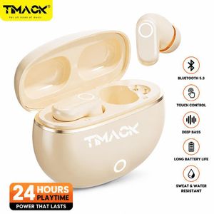 Timack Écouteurs sans Fil - Bluetooth 5.0 - Étanche IPX7 - Autonomie 40h