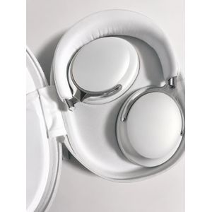 Casque Bluetooth Premium avec un étui de transport rigide - Blanc