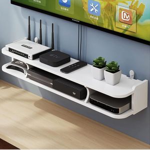 Meuble TV, Buffet TV, Etagères suspendues, Etagère Composants Suspendus pour TV - Etagères suspendues 80 cm utilisées pour Composants TV, Consoles multimédia murales