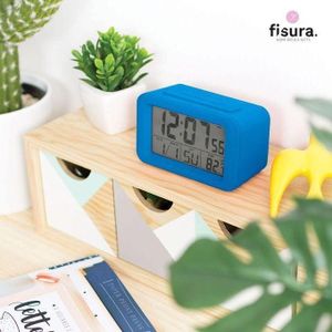 Réveil numérique, Grand écran HD Réveil électronique avec Date/capteur de température/Heure