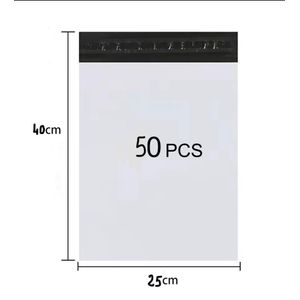 Emballages Jumia Petit Format 50 Pièces - 65M - 25Cm X 40Cm - Gris Clair  Avec Code Barre