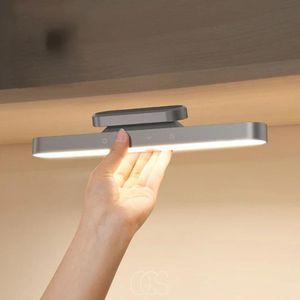Lampe de Bureau LED Magnétique Rechargeable - Contrôle Tactile & Télécommande - Éclairage Anti-Éblouissement