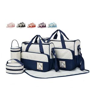 Sac à langer multifonction, sac pour maman et bébé, 5 en 1 - multicolore