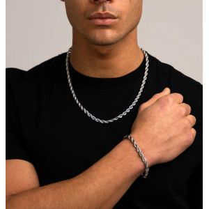 Ensemble Chaîne & Bracelet Torsadés