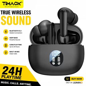 Timack écouteurs sans fil Bluetooth, autonomie très longue, avec micro, LED, audio stéréo