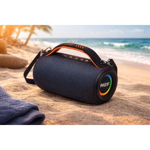 Enceinte Bluetooth Portable – Son Puissant & Lumière LED RGB