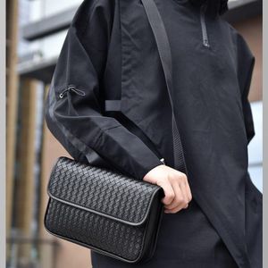 Mode Sac Bandoulière Homme Tressé noir