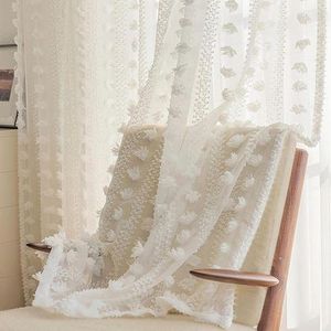 Rideaux Touffetés Légers Bohèmes Pour Chambre D'enfant - 132*213CM