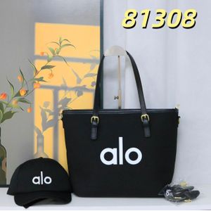 Alo Ensemble Sac Cabas avec Casquette Noir