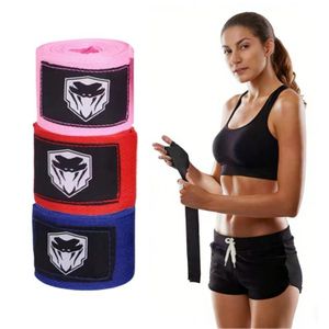 Bandages de boxe, bandes de protection pour les mains, sangle de maintien 3m pour l'entraînement de Muay Thai, la remise en forme et l'utilisation en salle de sport