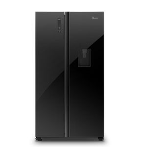 Hisense Réfrigérateur Americain -Rs5P558Nmsg-2 Portes/Totalnofrost/Distributeurd'Eau/Gris/Multiairflow/529Lt