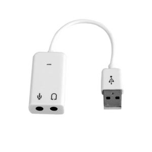 Carte Son Externe USB vers Jack 3.5mm - Adaptateur Audio 7.1 Canal Pour Écouteurs, Casque & Micro PC