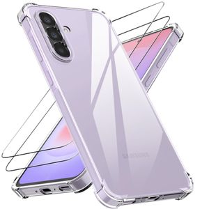 Coque transparente pour Samsung Galaxy A37 avec 2 Antichoc 