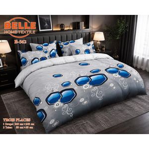 Belle Lot de 1 Draps et 2 Taies - Confort et Élégance pour Lit 3