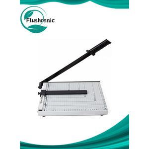 Flushrenic Machine de coupe de papier, grande capacité de 12 pièces de coupe dans le bureau, pas besoin d'installer, adapté au papier A4, Coupes de papier, cartes, photos