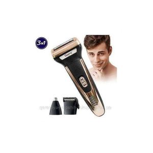 Tondeuse à Cheveux Rasoir Tondeuse à Nez - Machine D'épilation électrique Recharg GHeable - Style De Barbe 3 En 1- Toilettage Du Corps Avec Chargement USB GH