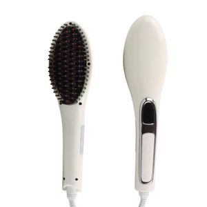 Mini Brosse chauffante portable, outil de coiffage idéal pour les voyages, pour une utilisation rapide et un rangement compact