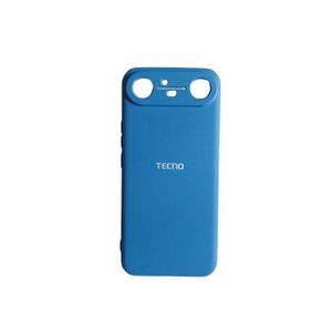 Tecno Coque En Silicone Spark Slim + 1 Antichoc 9D - Bleu