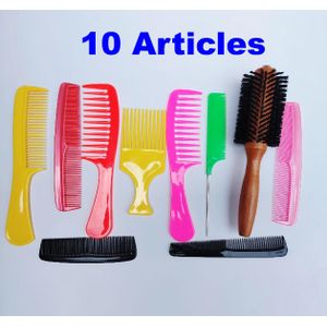 Lot de Peignes & Brosse Pour Cheveux