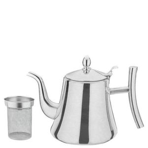 stainless steel Bouilloire À Gaz + Tamis Inox 1,5 L - Argent